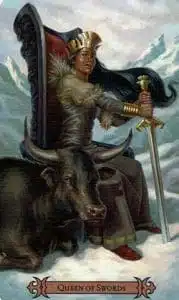Queen of Swords Spellcaster Tarot