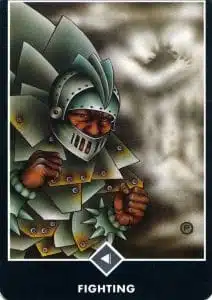 West of Air Fighting Osho Zen Tarot