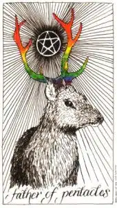Tarot Salvaje Desconocido - Padre de Pentáculos