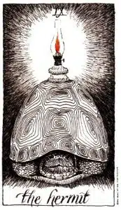 Tarot Salvaje Desconocido - El Ermitaño