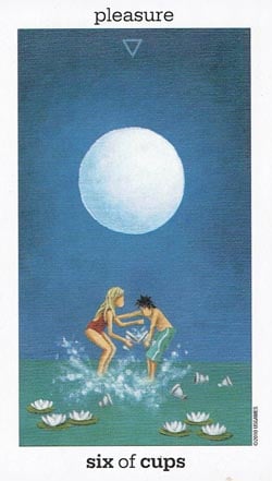 Sun Moon 6 of Cups card