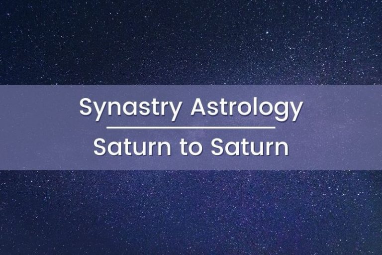 Synastry Astrology Saturn to Saturn