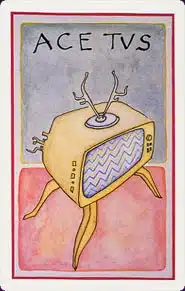 Baraja de tarot PoMo - As TV