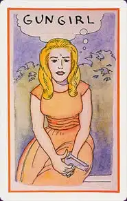 Baraja de tarot PoMo - Gun Girl