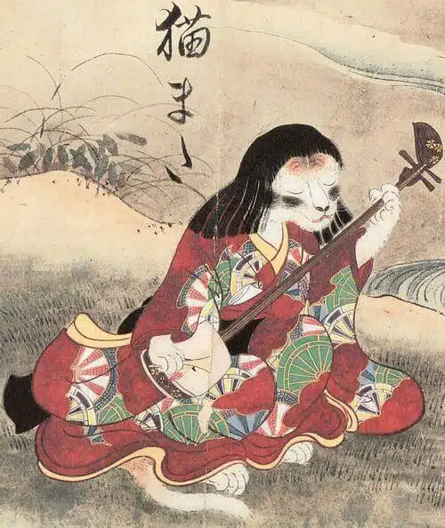 Imagen del Gato Chino Nekomata