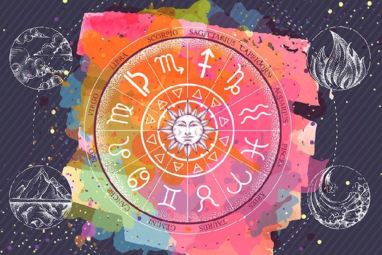 weekly love horoscope, astrological wheel
