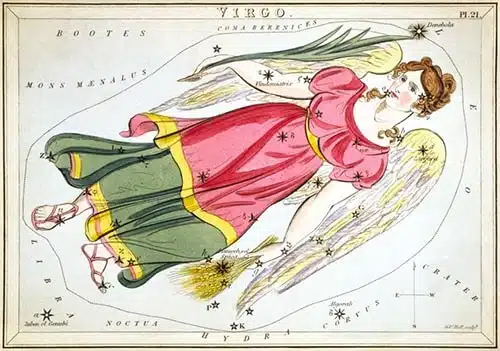 Virgo con su gavilla de la abundancia