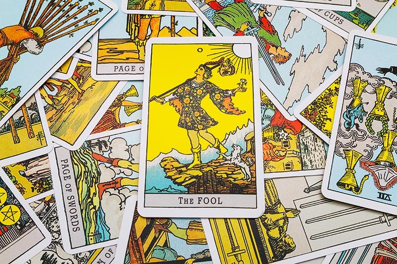 artistic representations of the fool card