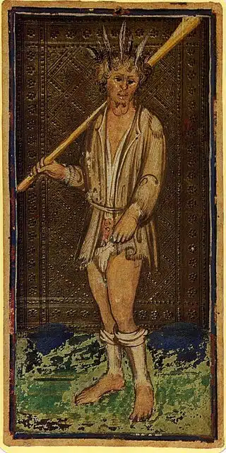 Tarot Visconti-Sforza La carta del Loco
