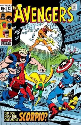Vengadores #72 Portada