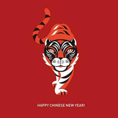 Happy Chinese New Year Tiger