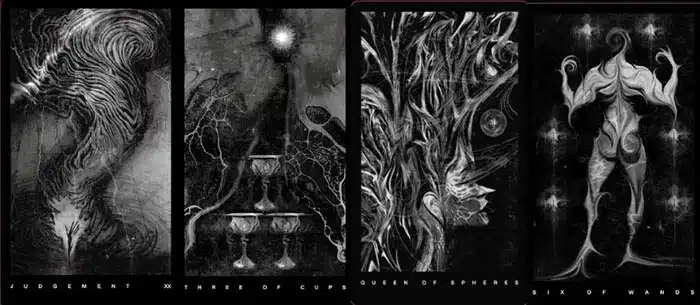 Las cartas del Tarot Negro