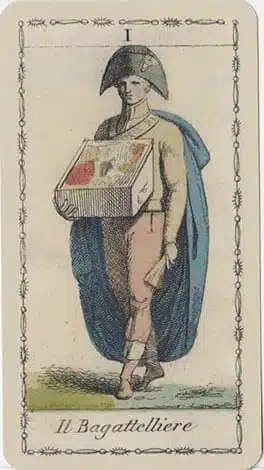 Tarot de Lombardía La carta del Mago
