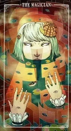 Tarot de Ostara La carta del Mago