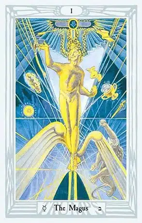 Tarot de Thoth La carta del Mago