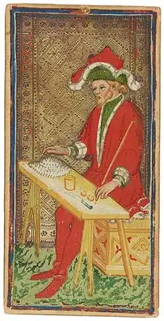 Tarot Visconti-Sforza La carta del Malabarista