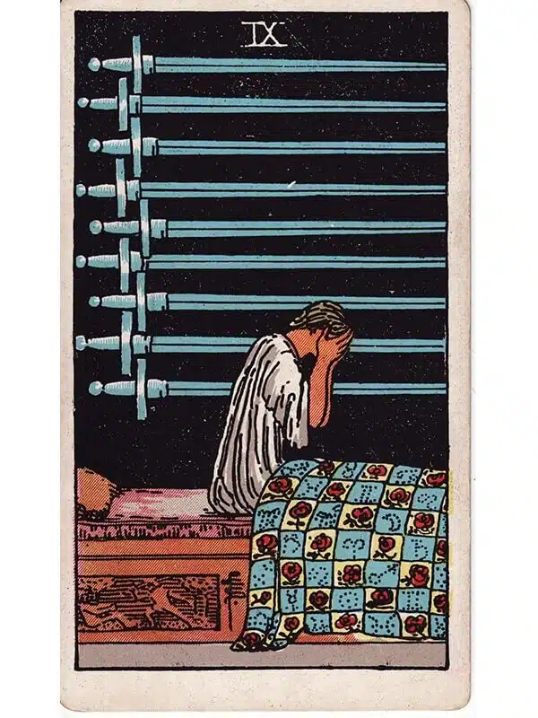 9 of swords Rider Waite tarot