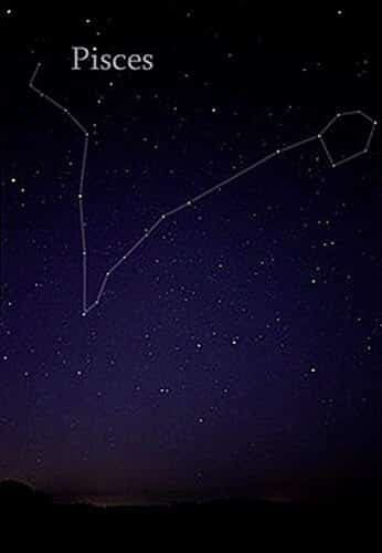 The constellation of Pisces