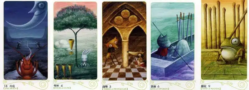 Cartas del Tarot del Bosque Mágico