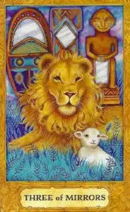 Tarot Crisálida - Tres de los Espejos