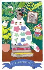 Tarot de la Fuerza Kawaii