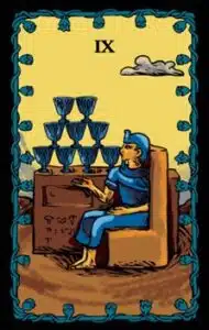 Tarot Horóscopo Tarot del Nilo 9 de Copas