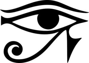Connecting with the God Horus eye