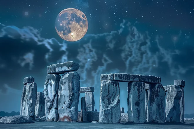 Stonehenge Moon 2025