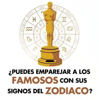 ¿Puedes emparejar a los famosos con sus signos del zodiaco?