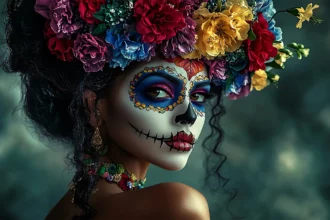 Día de los Muertos_Honoring Ancestors with Symbolic Makeup_2000x1333
