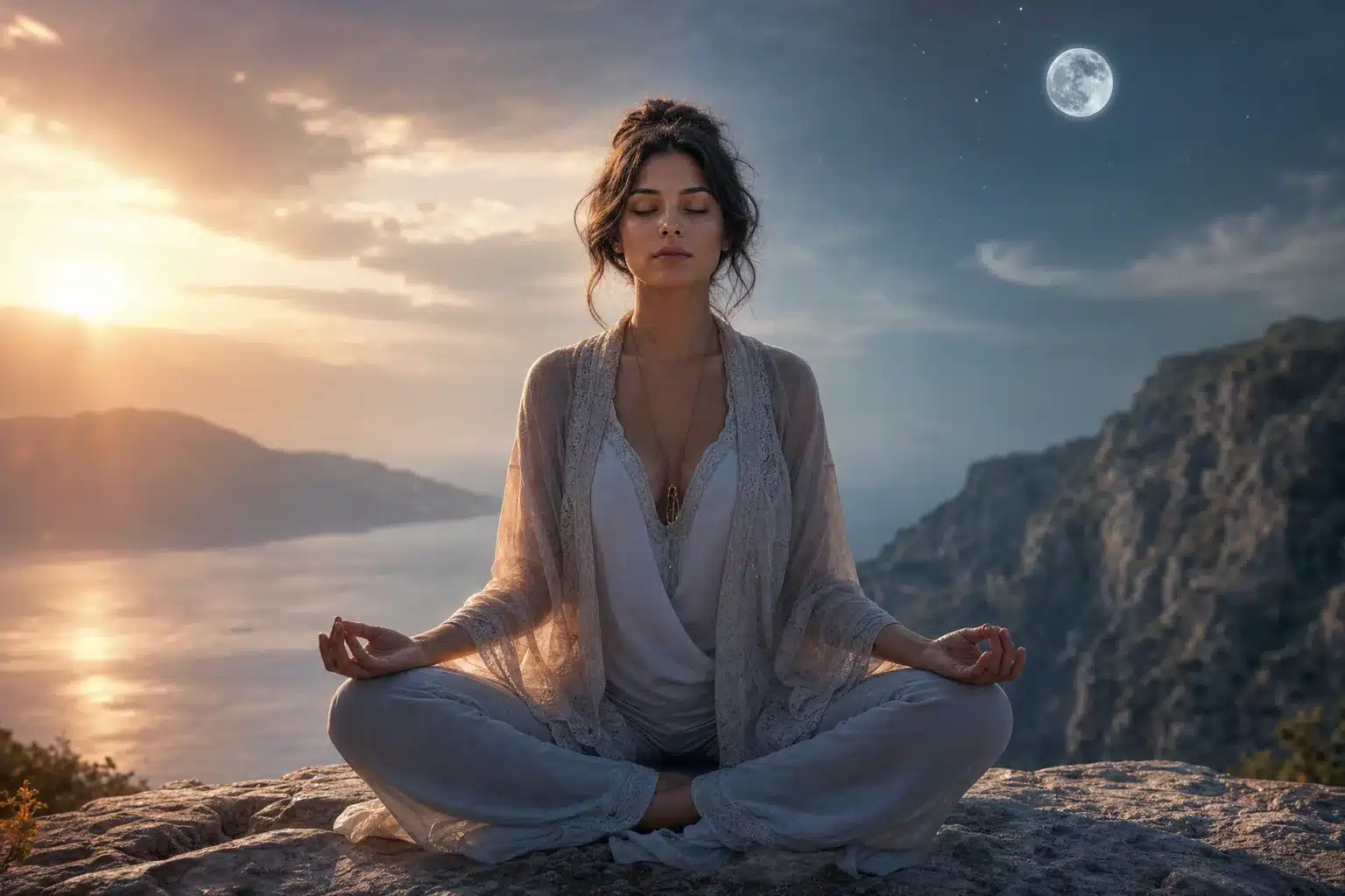 ¿La luz de la mañana o el resplandor de la luna? Cómo la hora del día determina tu energía de meditación