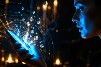 money shock zodiac signs shown with falling coins and zodiac glyphs in red light