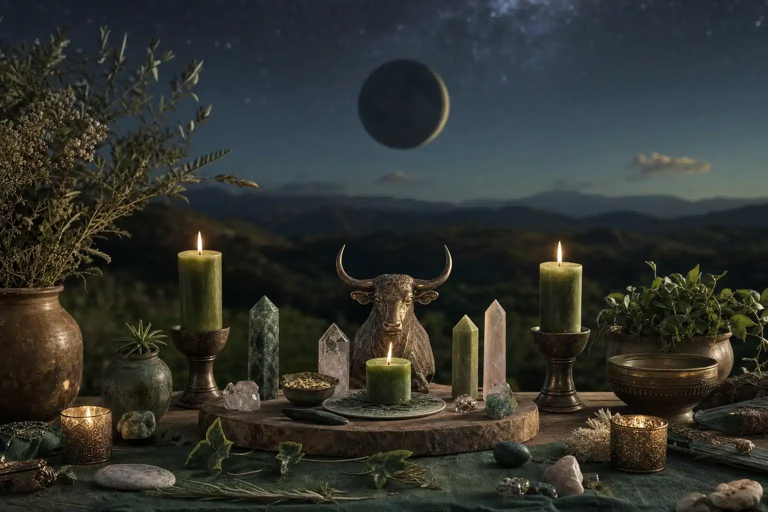 El ritual de luna nueva en Tauro que asegura un año entero de estabilidad