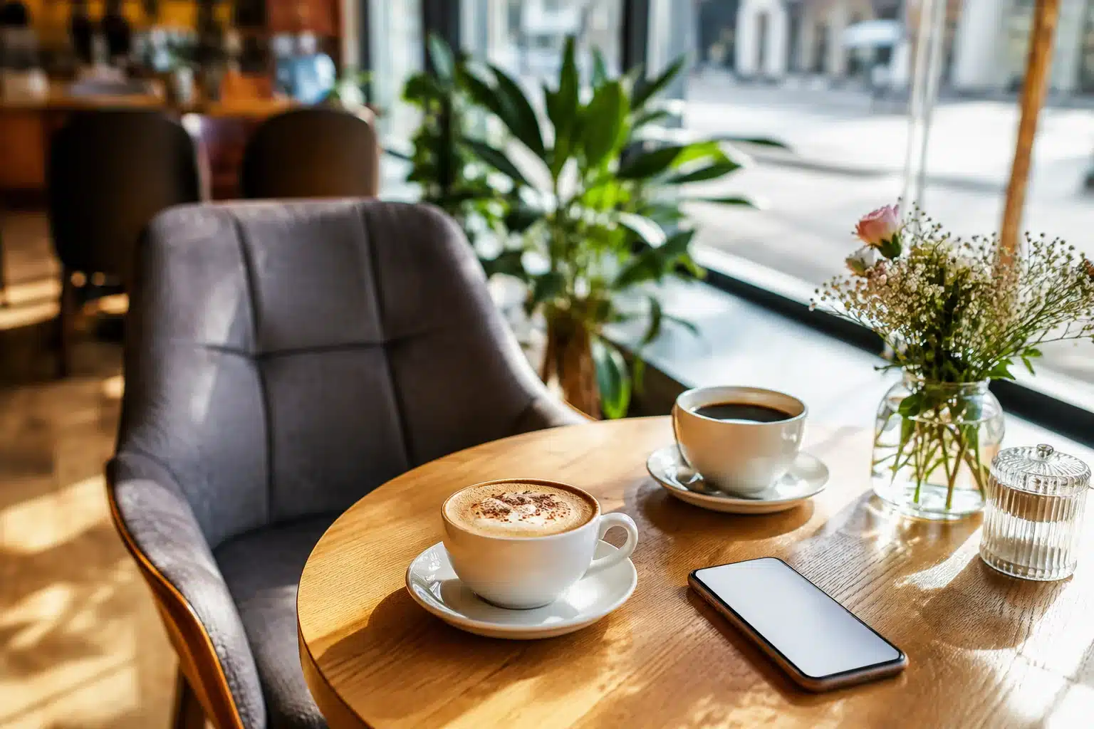 Empty chair and a glowing phone with no reply, signs most likely to ghost you