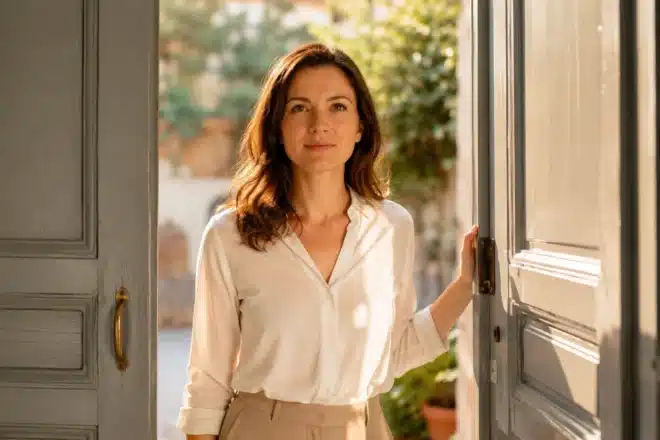 Person calmly closing a door behind them, why the most loyal people are the first to walk away